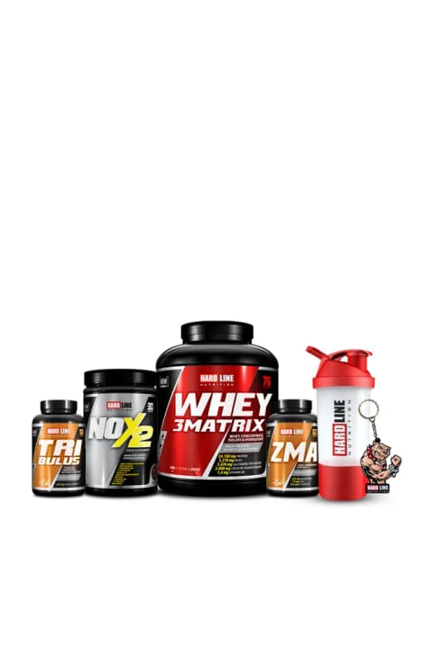 ست سهگانه حجم و تقویت هاردلاین (ZMA، NOX، Whey)