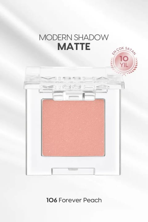 Missha سایه چشم تکی مات با بافت نرم و بدون پودرپاشی Modern Shadow Matt — 106 Forever Peach