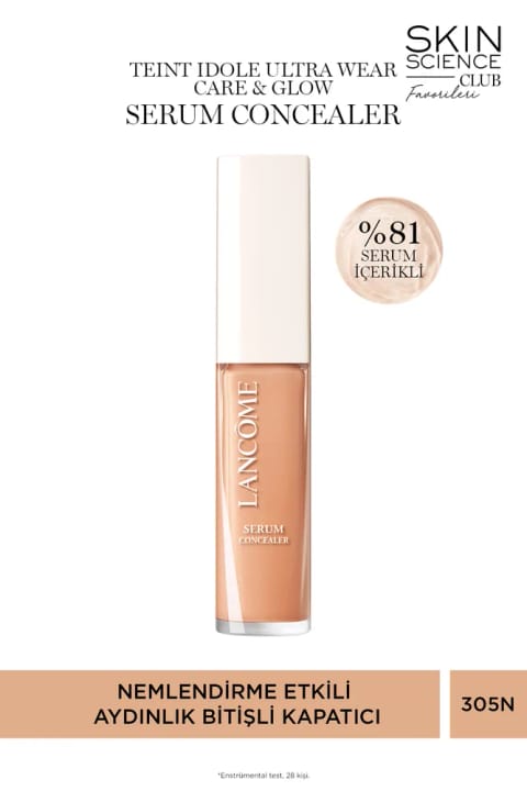 Lancome Teint Idole Ultra Wear Care & Glow کانسیلر سرم براقکننده 305...