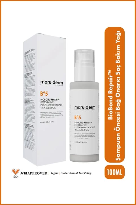 Maru.Derm BioBond Repair™ روغن مراقبت از مو ترمیمکننده پیوند قبل از شامپو ۱۰۰ میلیلیتر