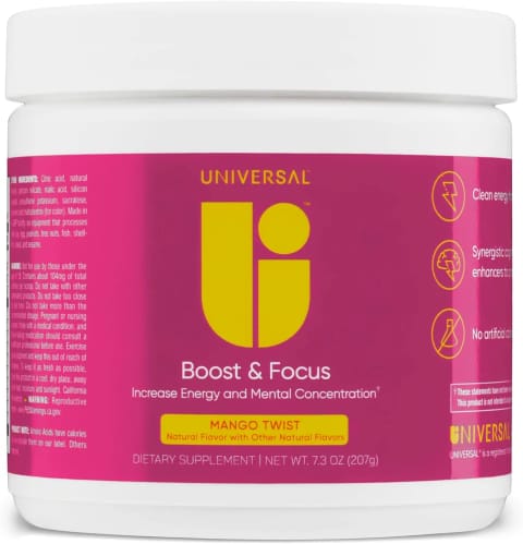 پودر انرژی و تمرکز U Boost & Focus یونیورسال