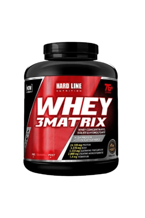 پودر پروتئین Whey 3 Matrix هاردلاین با طعم شکلات ۲۳۰۰ گرم