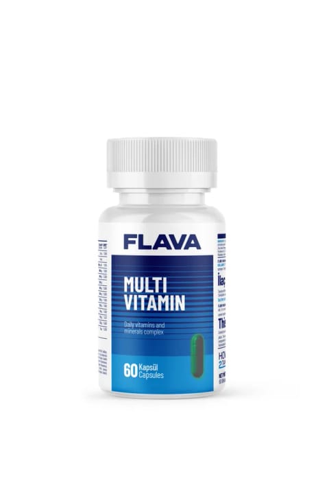 FLAVA مولتی‌ویتامین - ۶۰ کپسول