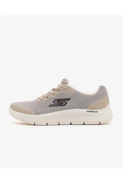 کفش پیاده‌روی مردانه اسکچرز GO WALK FLEX بژ 216919TK TPE