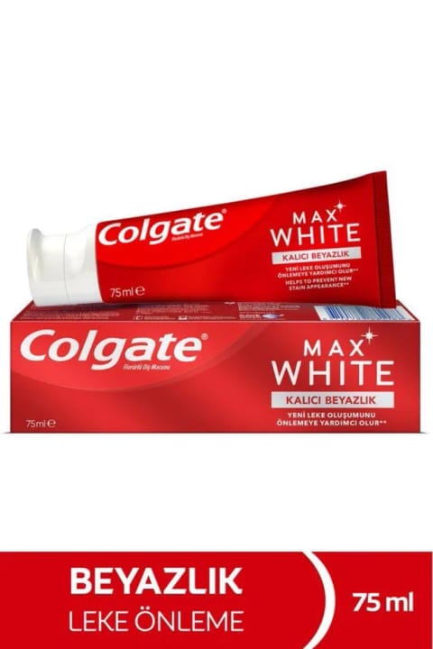 خمیر دندان سفیدکننده Colgate Max White ماندگاری سفیدی ۷۵ میلیلیتر