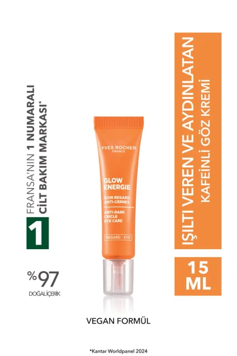 Yves Rocher کرم دور چشم روشنکننده و درخشانکننده با آنتیاکسیدان گیاهی