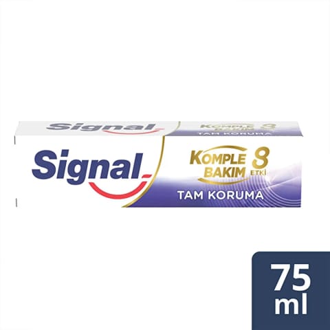 خمیردندان Signal مراقبت کامل ۸ اثر محافظت کامل ۷۵ میلیلیتر