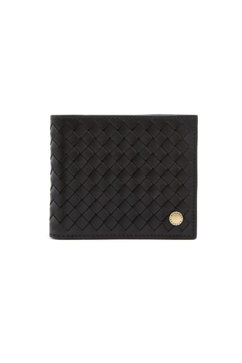 کیف پول چرمی بافت Barbour مدل Farne BK11 مشکی