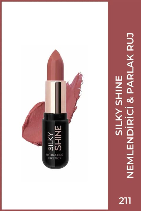 Golden Rose Silky Shine Hydrating Lipstick - رژ لب مرطوبکننده شماره 211