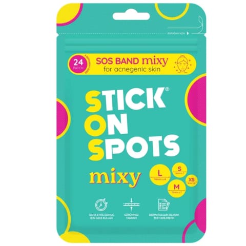 چسب آکنه Mixy Stick on Spots 24 عددی
