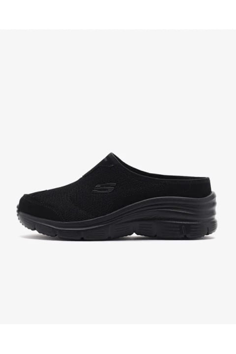SKECHERS FASHİON FİT زنانه مشکی پاشنه‌باز اسپرت 12714TK BBK