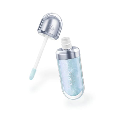 برق لب KIKO - 3D Hydra Lip Gloss - نسخه محدود - 51 Frozen Light Blue