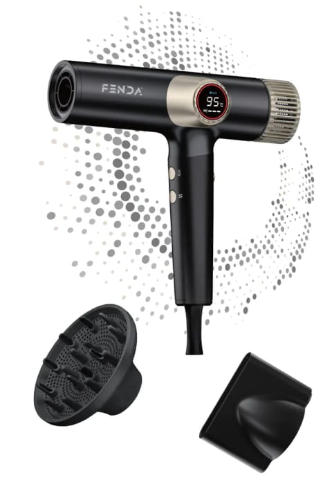 سشوار حرفه‌ای Fenda Professional مشکی FNDSACKR0009BL