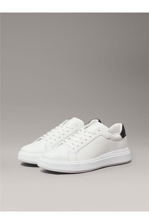 کفش اسنیکر مردانه Calvin Klein LOW TOP LACE UP LTH مدل HM0HM01016-0K9