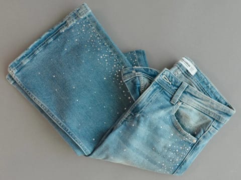 شلوار جین Bootcut براق