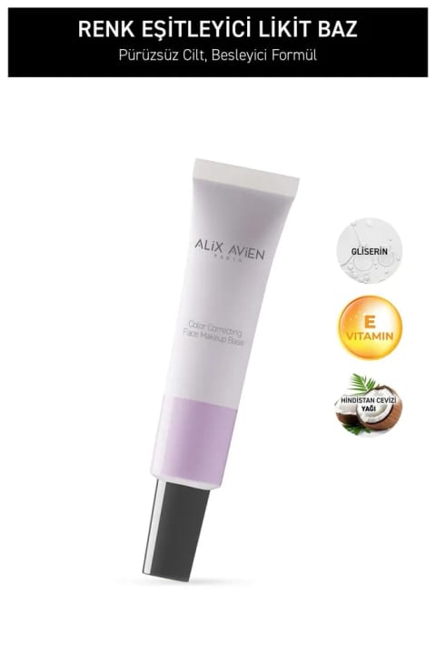 آلیکس آوین پرایمر مکیج یکسانکننده رنگ و ضد پیری با SPF15 — Purple