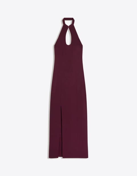 Halter neck midi dress