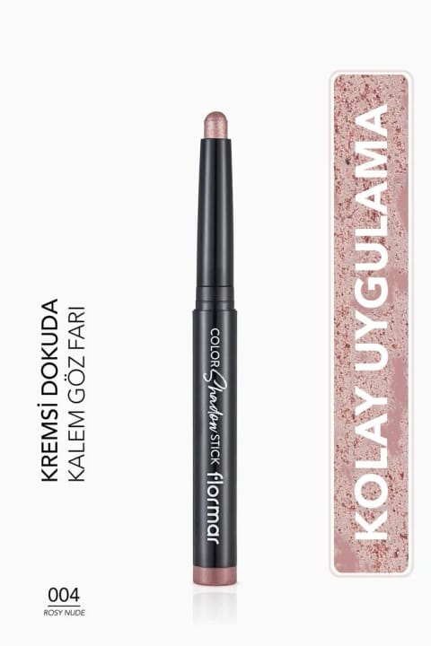 فارمور سایه چشم مدادی ضدآب و درخشان - Color Shadow Stick -004 Rosy Nude