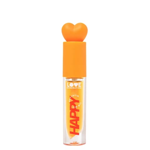 Love Generation روغن لب Be Happy 03 Orange - روغن مرطوبکننده لب با براقیت