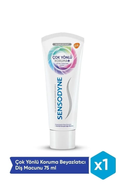 خمیردندان Sensodyne محافظت همهجانبه سفیدکننده ۷۵ میلیلیتر