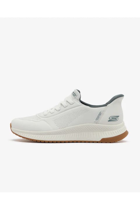 اسکچرز کفش اسپرت مردانه BOBS SQUAD 4-DIRECT STEP سفید مدل 118424 WHT