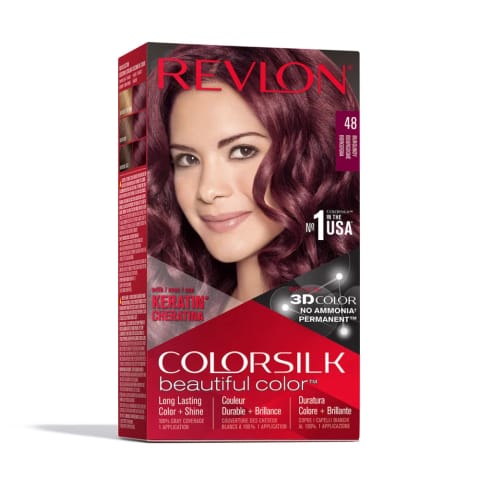 رنگ موی ریولون ColorSilk بیوتیفول کالر ۴۸ بورگوندی
