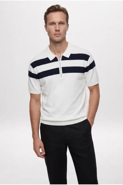 D'S Damat تیشرت تریکو ریون تابستانه اکرو مدل Regular Fit
