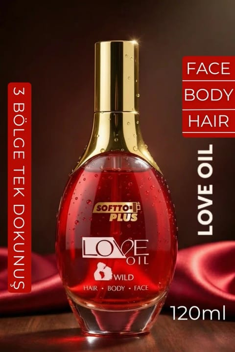 Softto Plus Love Oil / روغن مراقبت از مو و پوست ۱۲۰ میلی‌لیتر / عطر ماندگار در تمام طول روز...