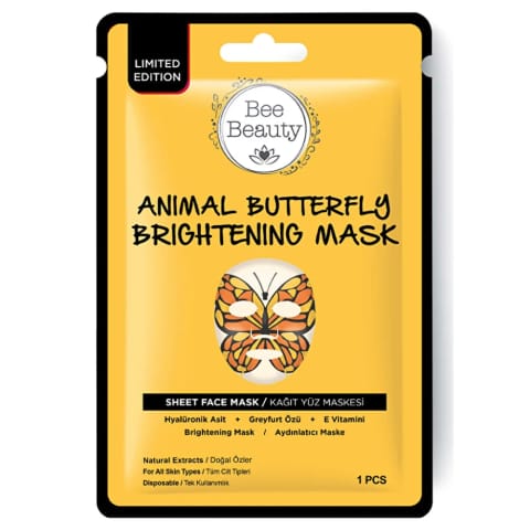 ماسک ورقه‌ای پروانه‌ای Bee Beauty ۲۵ گرم