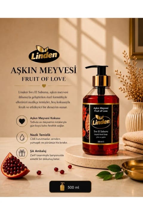 Linden مایع دستشویی میوه عشق 500 ml