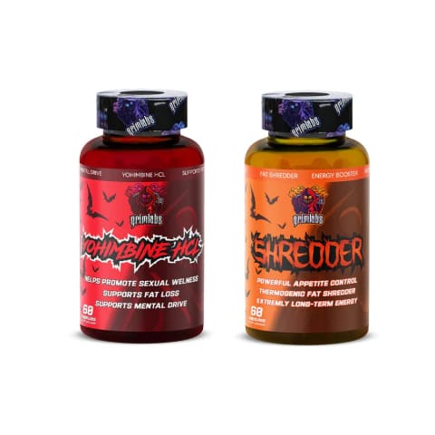 Grimlabs Shredder Fat Burner + Grimlabs Yohimbine ترموژنیک