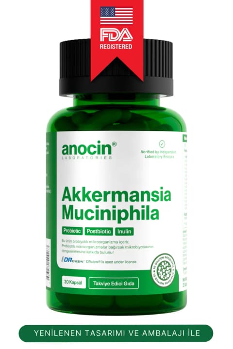 anocin Akkermansia Muciniphila پروبیوتیک + پریبیوتیک + پستبیوتیک + اینولین