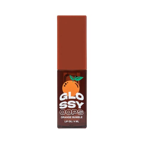 Beauty Bomb Lip Oil Glossy Oops 02 Orange Bumble - روغن لب آبرسان با براقیت براق