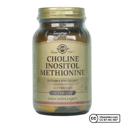 Solgar Choline Inositol Methionine 50 قرص