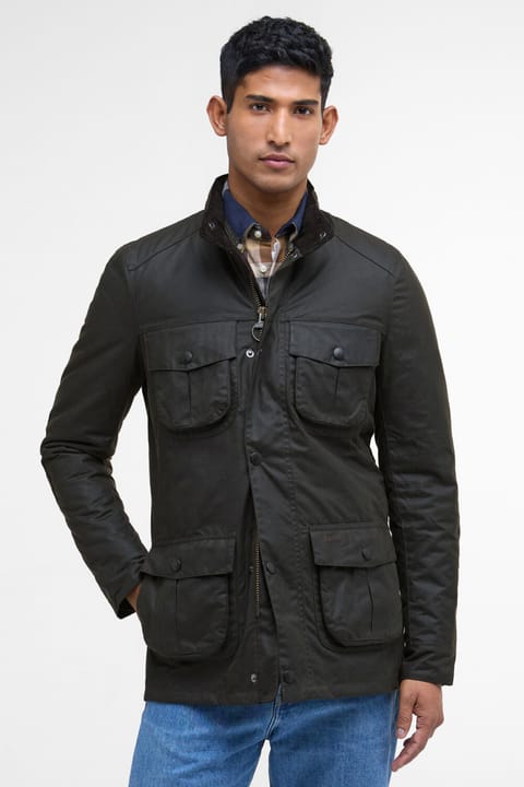 کاپشن چرب Barbour Corbridge OL71 Olive