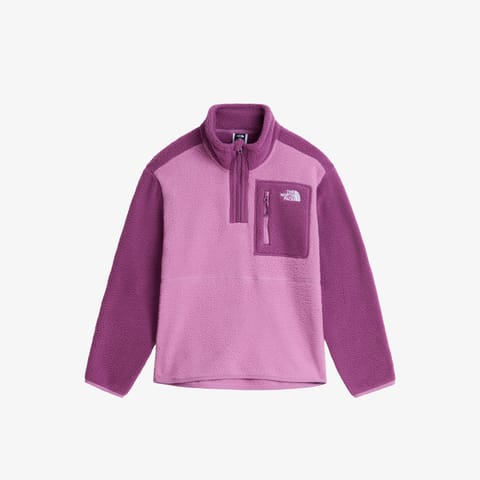 پولار زیپدار یکچهارم The North Face The Yumiori بچگانه بنفش