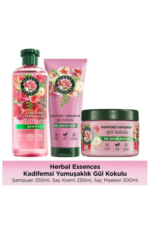 Herbal Essences ست مراقبت از مو با عطر گل رز و نرمی مخملی