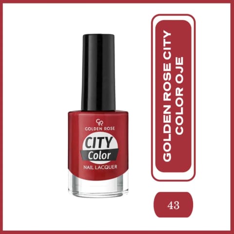 Golden Rose City Color Nail Lacquer Oje 43