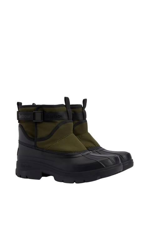 بوت مردانه Barbour Braybourn Duck Welly OL71 زیتونی-مشکی