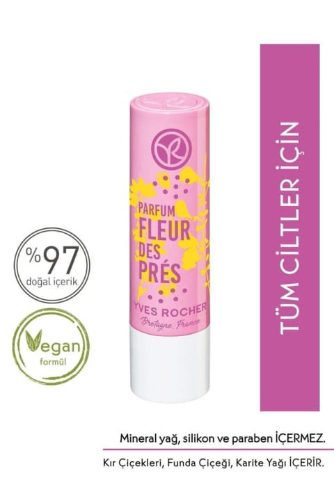 Yves Rocher بالم لب مرطوب و مغذی گلهای وحشی - 4.8 گرم