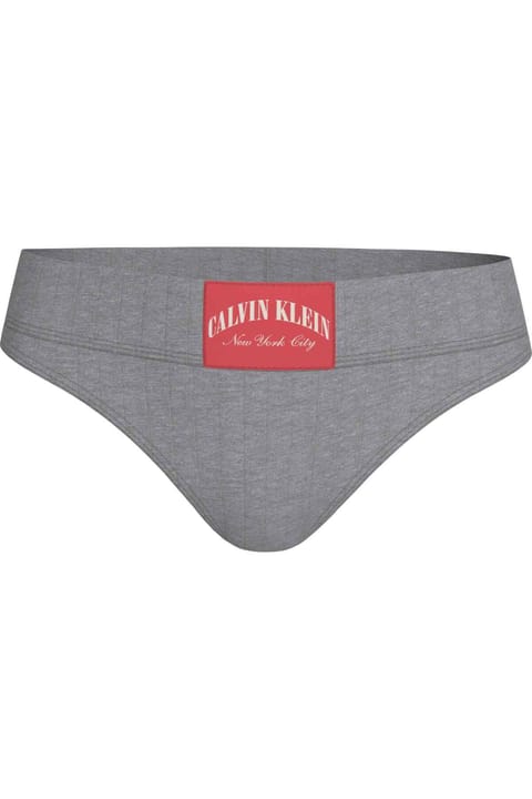 شورت زنانه Calvin Klein لوگودار مدل روزمره طوسی