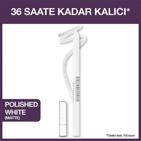 Maybelline New York Tattoo Liner ژل خط چشم 970 Polished White