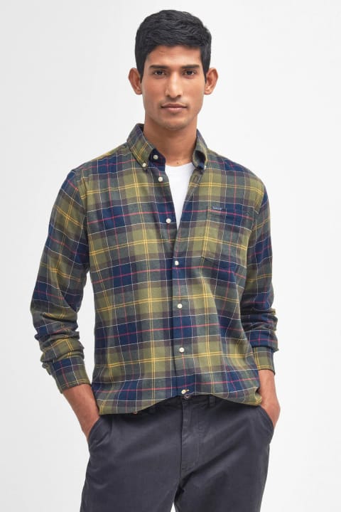 پیراهن Barbour مدل Fortrose Tailored Tartan TN52 Classic Tartan