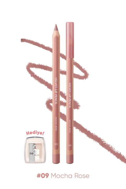 مداد لب CLIO با فرمول کرمی و تراش همراه — 09 Mocha Rose