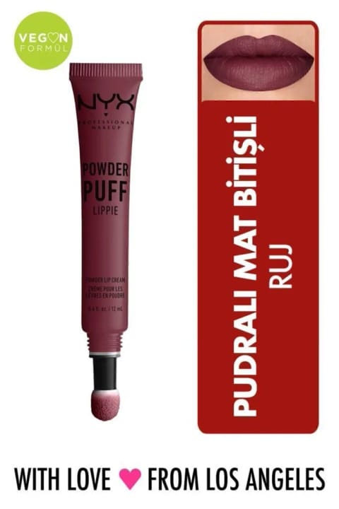NYX Professional Makeup Powder Puff Lippie Moody رژ لب