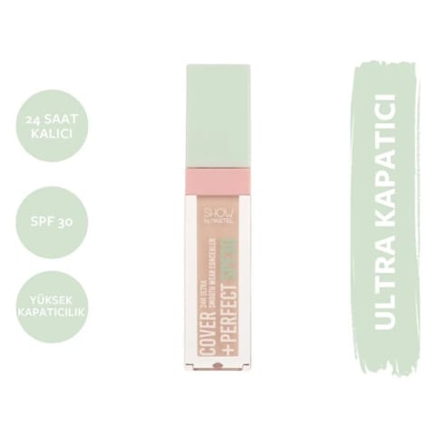 Show by Pastel Cover+Perfect Concealer SPF30 Ultra Kapatıcı 302 Light Rose