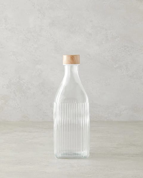 بطری شیشه‌ای Peble 1000 ml شفاف