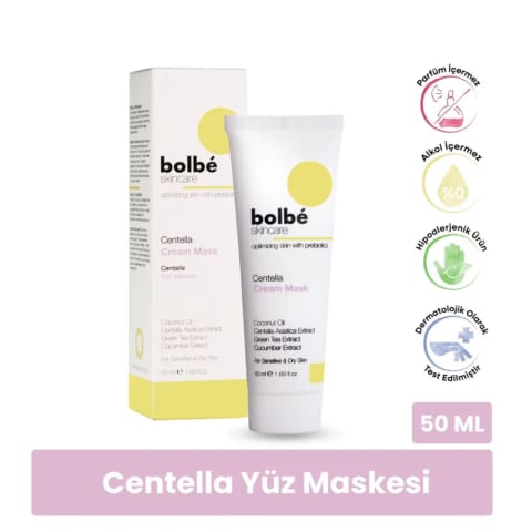 Bolbe ماسک آبرسان و ترمیمکننده پوست حساس ۵۰ میلیلیتر