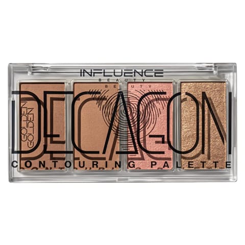 پالت کانتور و هایلایتر Influence Beauty Golden Decagon 01 Sculpt & Glow - 4in1