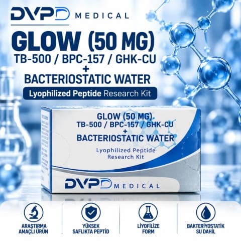 Dvp Medical Glow 50 mg - TB500 & BPC157 & GHK-CU + Bacteriostatic water